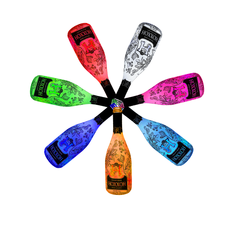 红宝石 - 75CL - 发光的香槟酒瓶