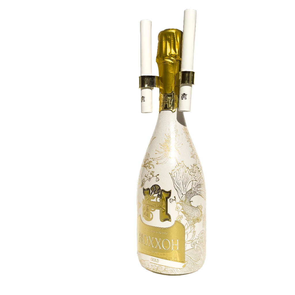HOXXOH Gold 75cl – Luminous champagne bottle – photo 3