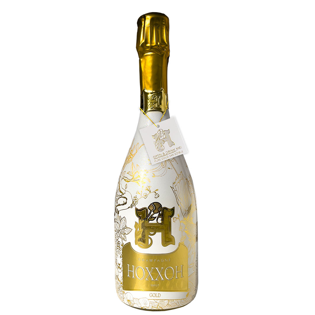 HOXXOH Gold 75cl – Luminous champagne bottle – photo 5