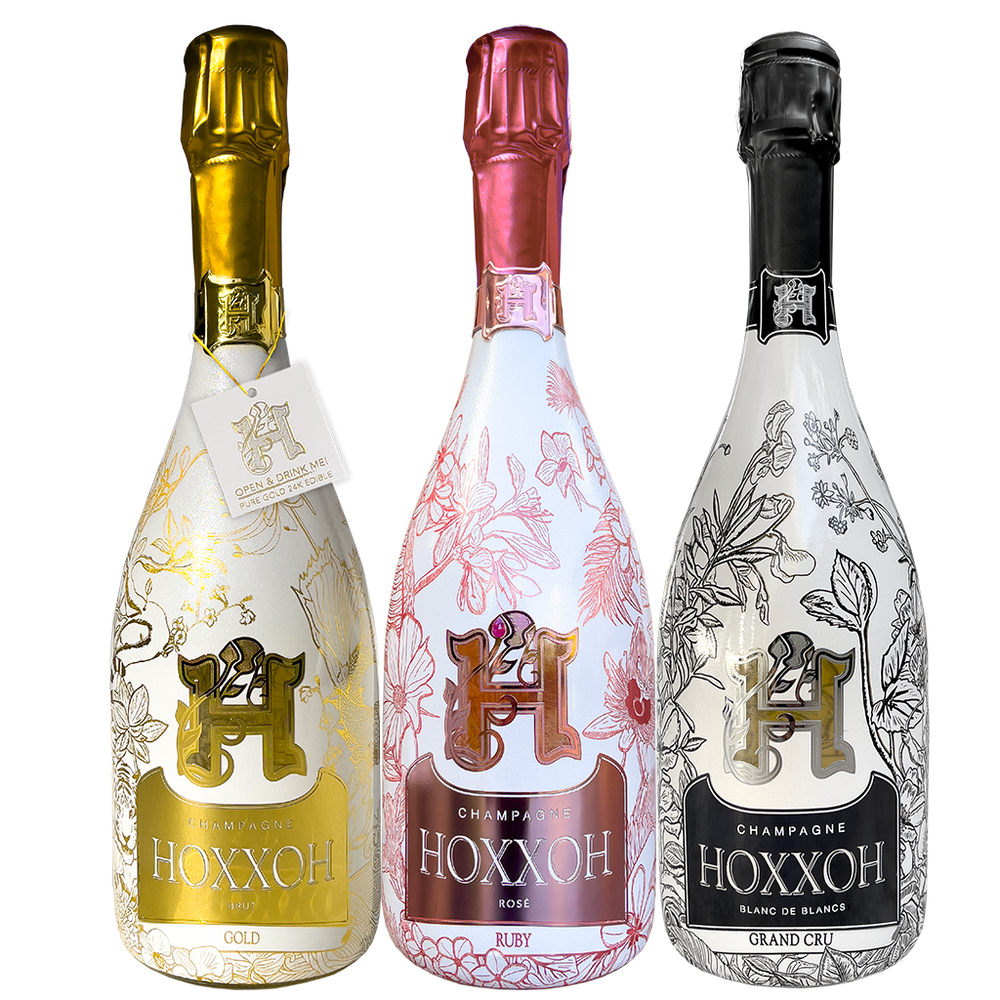 HOXXOH Gold - 75CL - Luminous champagne bottle