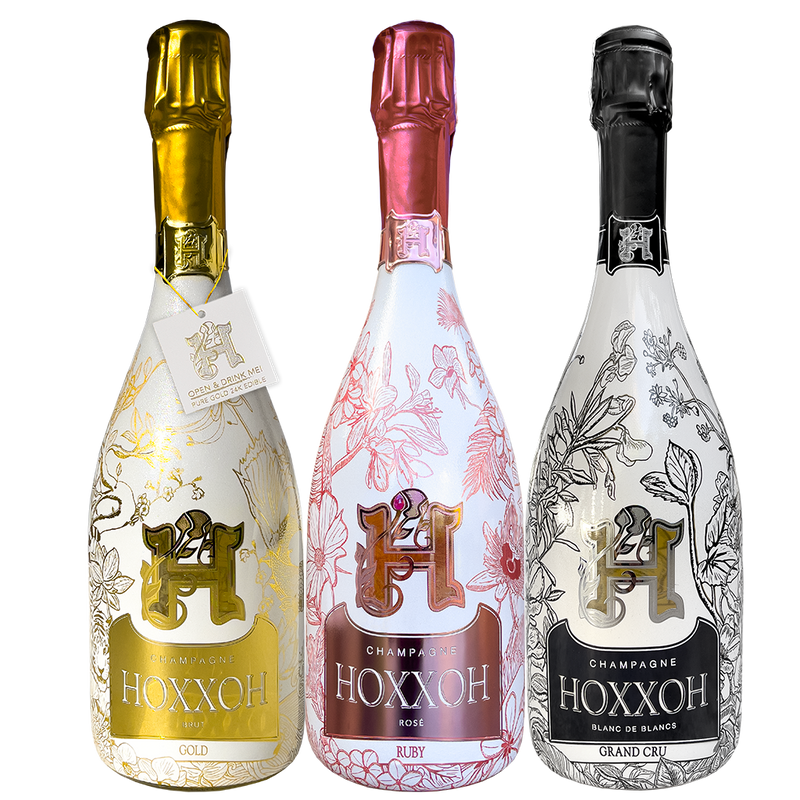 Gold - 75CL - Luminous champagne bottle – HOXXOH
