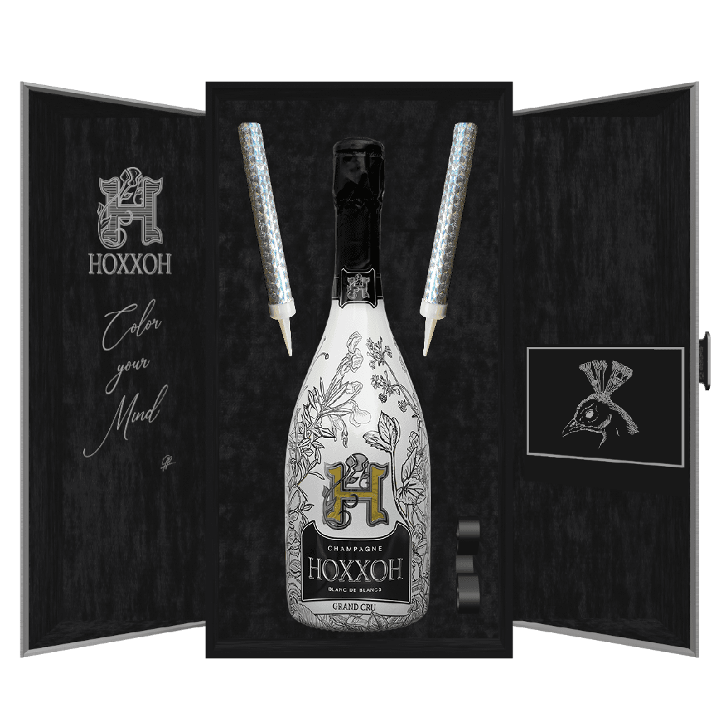 HOXXOH Grand Cru 75cl – Luminous champagne bottle – photo 3