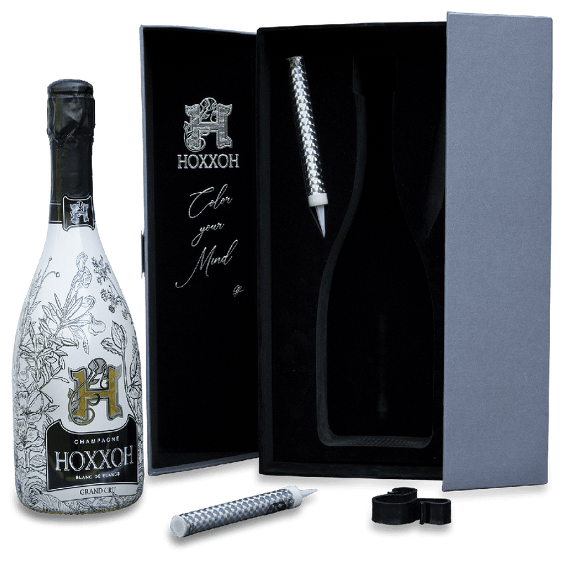 Grand Cru - 75CL - Leuchtende Champagnerflasche