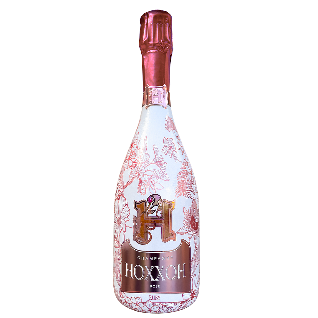 HOXXOH Ruby 75cl – Luminous champagne bottle – photo 4